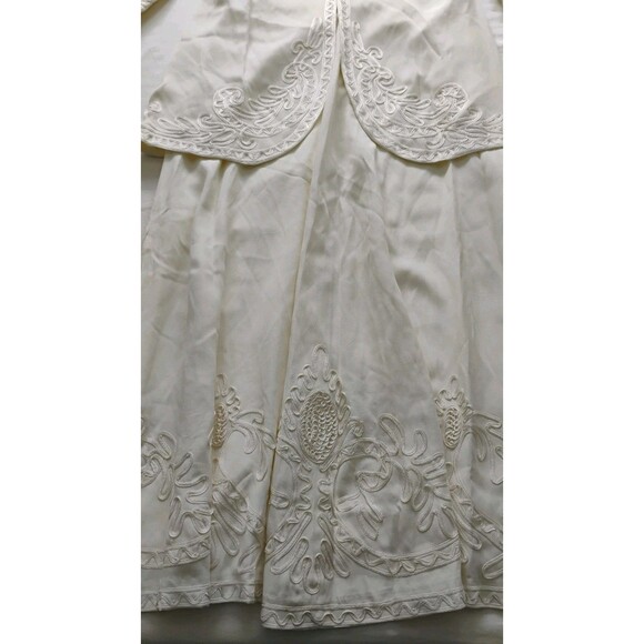 Marie St Claire Ivory Soutache Embroidery Jacket & Skirt Set Womens Victorian 8 - Picture 12 of 16